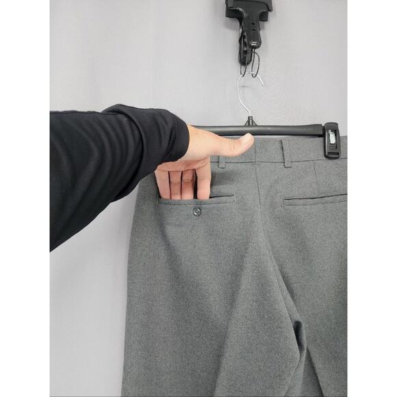 Vintage Levis Action Slacks 30x30 Actual Pants Mens Gray STA PREST Trousers 70s - Picture 6 of 13